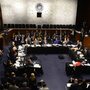 The Senate Judiciary Committee meets to work on immigration legislation on May 9.