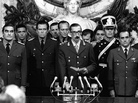 Gen. Jorge Rafael Videla (center) is sworn in as president in Buenos Aires after seizing power in 1976. Gen. Jorge Rafael Videla (center) is sworn in as president in Buenos Aires after seizing power in 1976.