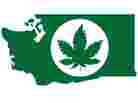Branded: The official state of Washington marijuana logo.
