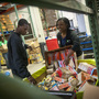 TD Bank volunteers sort donated food into barrels at the Manna Food Center in Gaithersburg in Montgomery County, Md. Poverty in the county just outside Washington, D.C., has grown by two-thirds since 2007. TD Bank volunteers sort donated food into barrels at the Manna Food Center in Gaithersburg in Montgomery County, Md. Poverty in the county just outside Washington, D.C., has grown by two-thirds since 2007.