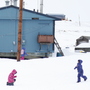 The 350 residents of Newtok, Alaska, will soon be the country's first "climate refugees." The U.S. Army Corps of Engineers says the village is likely to be underwater in just four years.