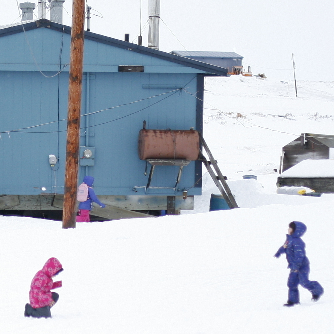 The 350 residents of Newtok, Alaska, will soon be the country's first "climate refugees." The U.S. Army Corps of Engineers says the village is likely to be underwater in just four years.
