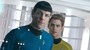 Zachary Quinto as Spock, with Chris Pine as Kirk, in <em>Star Trek: Into Darkness.</em>