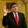 Outgoing acting Internal Revenue Service Commissioner Steve Miller (right) and Treasury Inspector General for Tax Administration J. Russell George are sworn before a full House Ways and Means Committee hearing Friday.