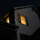 upstairs window light