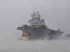The HMS Ark Royal steams into Portsmouth, England, for the last time on Dec. 3, 2010, in preparation for decommissioning.