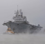 The HMS Ark Royal steams into Portsmouth, England, for the last time on Dec. 3, 2010, in preparation for decommissioning.