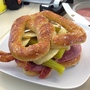 The pretzel shape provides nice little windows through which you can see your poor choices.