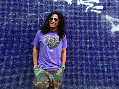 Gifted Puerto Rican rapper Tego Calderon is seen outside his studio, El Sitio, in Santurce, San Juan, Puerto Rico. Gifted Puerto Rican rapper Tego Calderon is seen outside his studio, El Sitio, in Santurce, San Juan, Puerto Rico.
