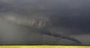 The funnel of this tornadic thunderstorm came close to the ground near South Haven, Kansas, on Sunday.