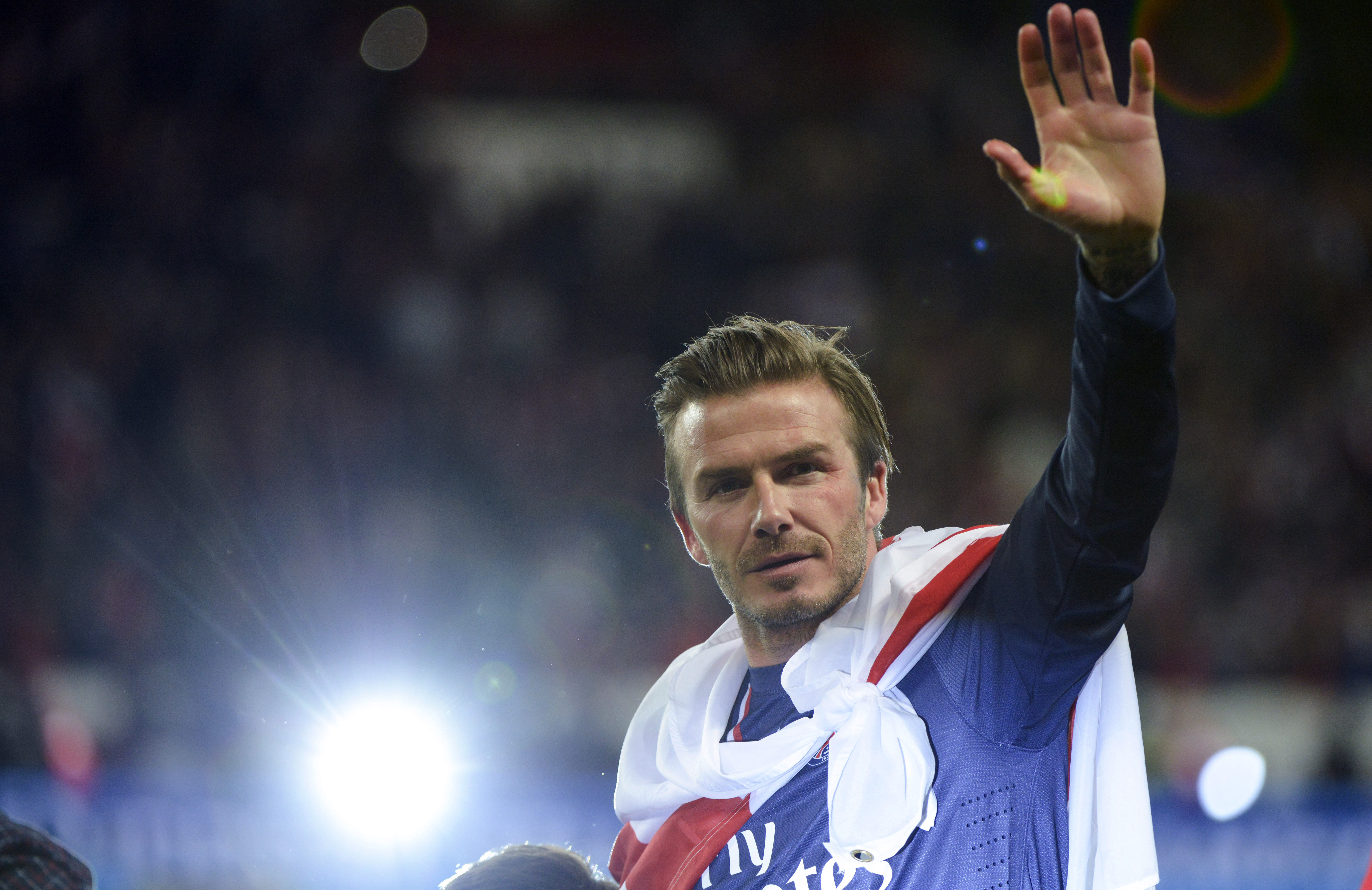 David Beckham spent six years in the U.S. with the LA Galaxy before returning to Europe earlier this year.