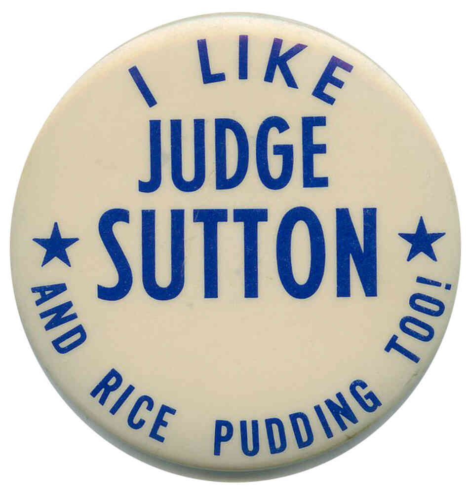 At last, the longstanding Judge Sutton/Rice Pudding mystery is solved. At last, the longstanding Judge Sutton/Rice Pudding mystery is solved.