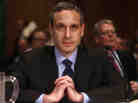 Former IRS Commissioner Douglas Shulman testifies Tuesday on Capitol Hill, before a Senate Finance Committee hearing.