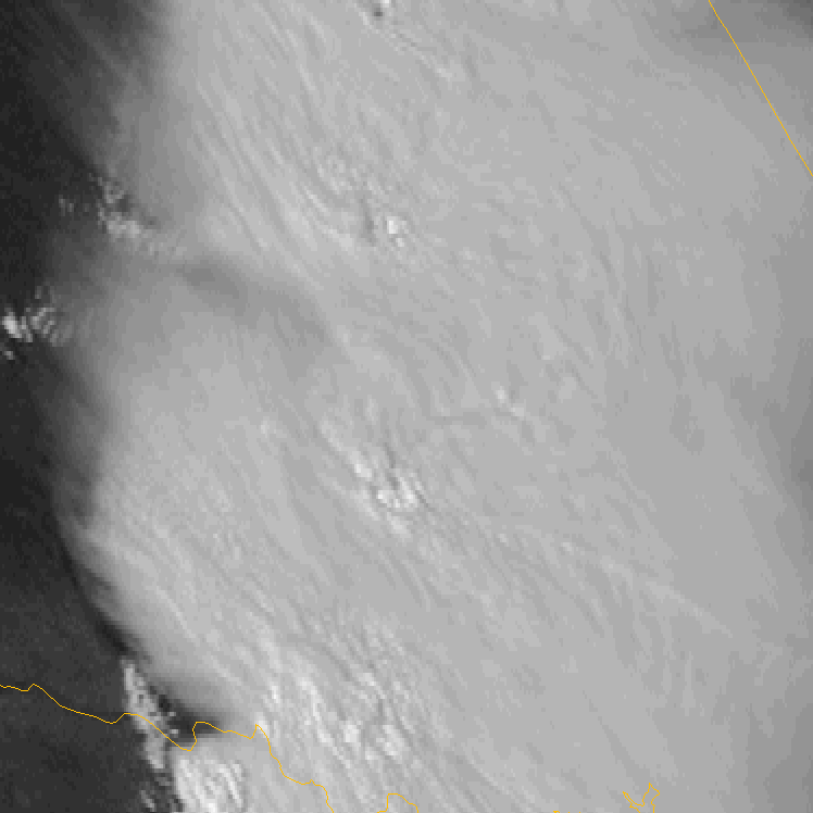 A NOAA satellite image of the Moore tornado.