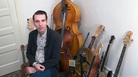 Jherek Bischoff in his home studio. Jherek Bischoff in his home studio.