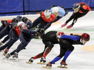 Speedskaters practiced for the U.S. Single Distance Short Track Speedskating Championships in Kearns, Utah, last year. Speedskaters practiced for the U.S. Single Distance Short Track Speedskating Championships in Kearns, Utah, last year.