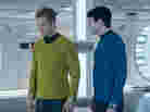 Chris Pine and Zachary Quinto in Star Trek Into Darkness.