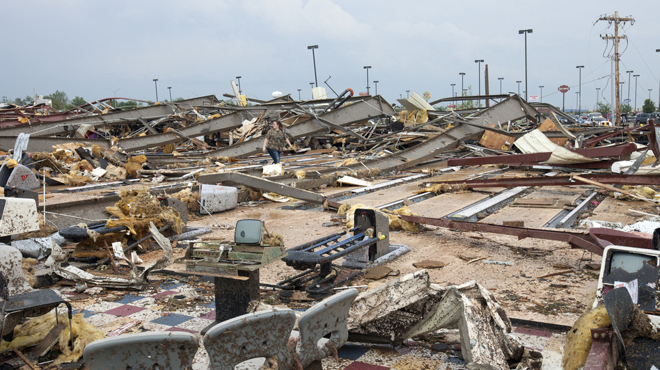The storm roared through the Oklahoma City suburb of Moore, packing winds of up to 200 mph. The storm roared through the Oklahoma City suburb of Moore, packing winds of up to 200 mph.