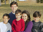 Elysha O'Brien and her husband, Michael, with sons (left to right) Gabriel, Joseph and Michael. Elysha never learned Spanish but is determined that her children will. Elysha O'Brien and her husband, Michael, with sons (left to right) Gabriel, Joseph and Michael. Elysha never learned Spanish but is determined that her children will.