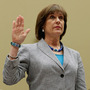 Internal Revenue Service Director of Exempt Organizations Lois Lerner as she was sworn in at a hearing held Wednesday by the House Oversight & Government Reform Committee.