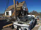 Floodwaters from Superstorm Sandy destroyed the first floor of this house in Staten Island, New York. Most of the people who drowned during the storm died in their homes in low-lying areas of New York and New Jersey.