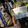Members of Scouts for Equality hold a rally to support inclusion for gays in the Boy Scouts of America on Wednesday.