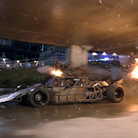 This little skeleton-of-the-Batmobile-y looking thing is actually one of the vehicles on display in Fast & Furious 6.