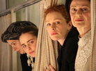 Domestic drama: Among the ultra-Orthodox world of Tel Aviv's Haredi Jews, Rivka (Irit Sheleg, left) and her daughter Shira (Hadas Yaron, second from left, with Hila Feldman and Razia Israeli) are confronted with a dilemma after a death in the family. Domestic drama: Among the ultra-Orthodox world of Tel Aviv's Haredi Jews, Rivka (Irit Sheleg, left) and her daughter Shira (Hadas Yaron, second from left, with Hila Feldman and Razia Israeli) are confronted with a dilemma after a death in the family.
