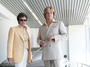 Michael Douglas and Matt Damon star as Liberace and his young lover, Scott Thorson, in Steven Soderbergh's new HBO biopic <em>Behind the Candelabra.</em>
