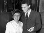 Georges Moustaki with Edith Piaf in New York in 1958. Moustaki wrote the lyrics to