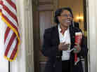 Rep. Marcia Fudge, D-Ohio, chair of the Congressional Black Caucus, says her group fears an immigration overhaul that greatly expands high-tech visas could have an adverse impact on blacks aspiring to such jobs.