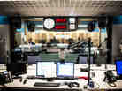 A view from the host chair inside Studio 31, home of All Things Considered, Morning Edition, Weekend Edition Saturday and Sunday at the NPR headquarters in Washington, D.C.