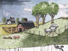 Arthur Geisert's Thunderstorm follows a tempest in the rural Midwest. Arthur Geisert's Thunderstorm follows a tempest in the rural Midwest.