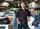 Samuel Ku, who runs AG Jeans alongside his father, says a European tariff puts thousands of U.S. clothing jobs at risk. Samuel Ku, who runs AG Jeans alongside his father, says a European tariff puts thousands of U.S. clothing jobs at risk.