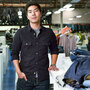 Samuel Ku, who runs AG Jeans alongside his father, says a European tariff puts thousands of U.S. clothing jobs at risk.