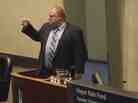 Toronto Mayor Rob Ford at a city council meeting on Tuesday. Toronto Mayor Rob Ford at a city council meeting on Tuesday.