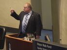 Toronto Mayor Rob Ford at a city council meeting on Tuesday. Toronto Mayor Rob Ford at a city council meeting on Tuesday.