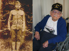 Arthur Fiala, shown here in 1918 and 2005, was a private in the 26th Company of the 20th Engineers Regiment during World War I. Arthur Fiala, shown here in 1918 and 2005, was a private in the 26th Company of the 20th Engineers Regiment during World War I.
