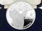 A commemorative 10-euro coin featuring James Joyce bears an image of the author that his literary estate did not approve. It also misquotes his work.