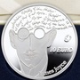 A commemorative 10-euro coin featuring James Joyce bears an image of the author that his literary estate did not approve. It also misquotes his work. A commemorative 10-euro coin featuring James Joyce bears an image of the author that his literary estate did not approve. It also misquotes his work.