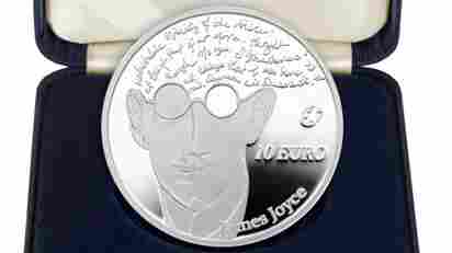 A commemorative 10-euro coin featuring James Joyce bears an image of the author that his literary estate did not approve. It also misquotes his work. A commemorative 10-euro coin featuring James Joyce bears an image of the author that his literary estate did not approve. It also misquotes his work.