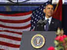 President Obama delivering the commencement address Friday at the U.S. Naval Academy in Annapolis, Md.