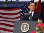 President Obama delivering the commencement address Friday at the U.S. Naval Academy in Annapolis, Md.