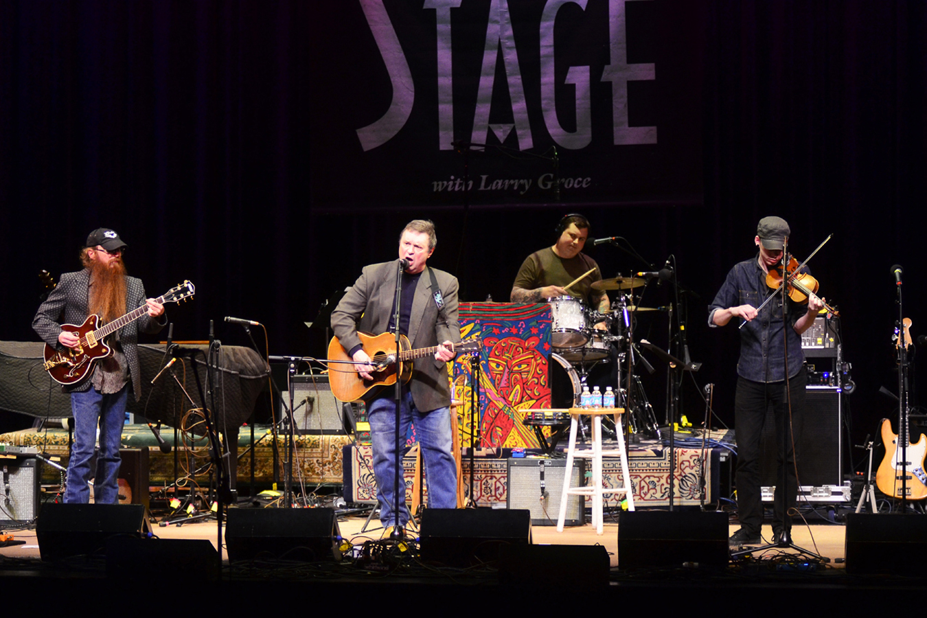 Overmountain Men makes its first appearance on Mountain Stage, recorded live at the Culture Center Theater in Charleston, W.Va.
