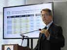 Peter Lee, executive director of Covered California, unveiled the plans and prices that will be offered by private insurers at a media briefing in Sacramento on Thursday.