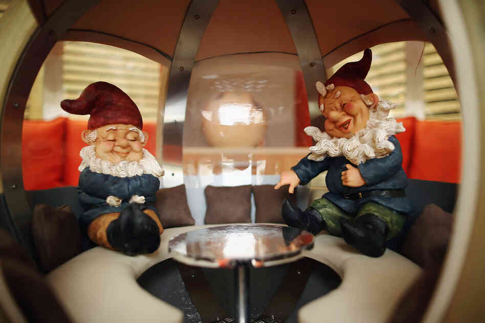 The prestigious gardening event allowed gnomes for the first time.