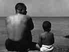 Father and son at Lake Michigan. (1947) Father and son at Lake Michigan. (1947)