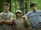 The Kings Of Summer stars (from left) Gabriel Basso as Patrick, Moises Arias as Biaggio and Nick Robinson as Joe. The three teenagers escape from their constrictive parents to build a house of their own in the woods. The Kings Of Summer stars (from left) Gabriel Basso as Patrick, Moises Arias as Biaggio and Nick Robinson as Joe. The three teenagers escape from their constrictive parents to build a house of their own in the woods.