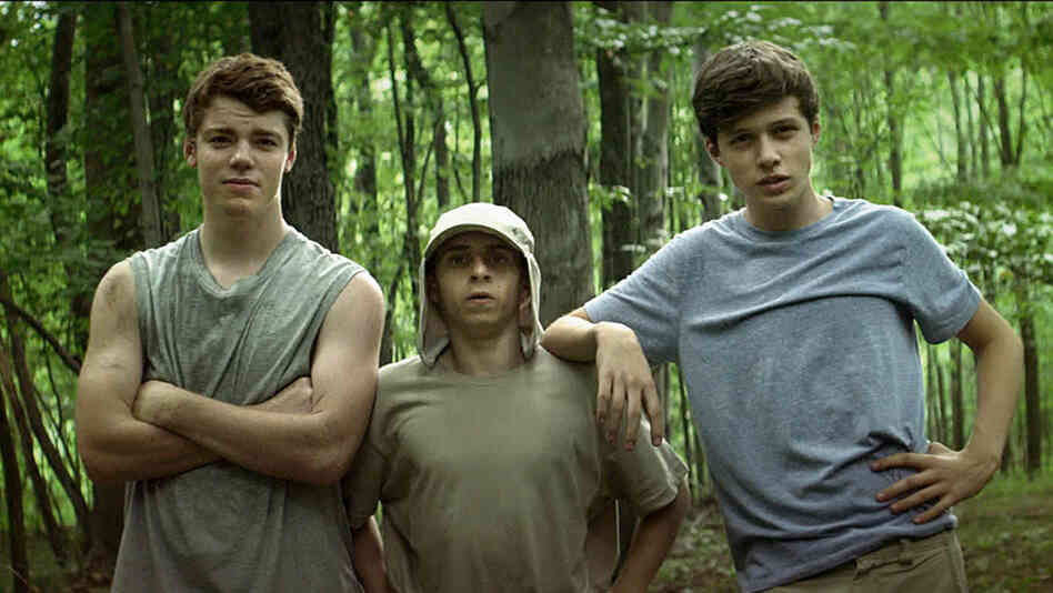 The Kings Of Summer stars (from left) Gabriel Basso as Patrick, Moises Arias as Biaggio and Nick Robinson as Joe. The three teenagers escape from their constrictive parents to build a house of their own in the woods. The Kings Of Summer stars (from left) Gabriel Basso as Patrick, Moises Arias as Biaggio and Nick Robinson as Joe. The three teenagers escape from their constrictive parents to build a house of their own in the woods.