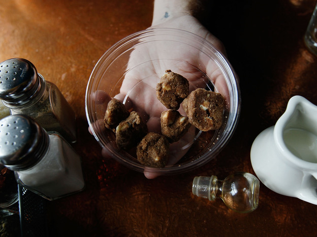 Marijuana-infused cookies at a trade show in Aspen, Colo. Doctors say the products need better packaging so that kids can't consume them.